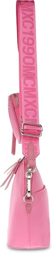 Vista 10 de Steve Madden Daren - Bolso cruzado de nailon con cúpula, color rosa claro, Rosa claro