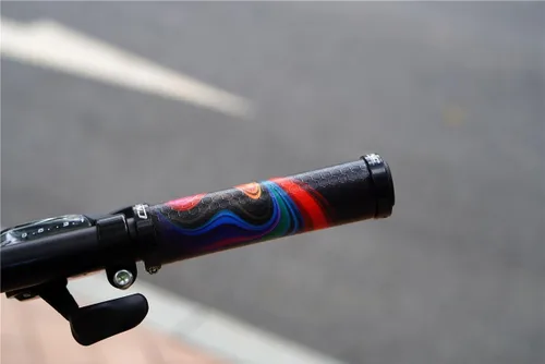 Vista 8 de Chooee - Puños de bicicleta de silicona, puños de manillar de gel de sílice con bloqueo para bicicleta de montaña MTB