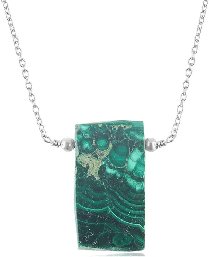 Vista 10 de Gemstone Raw Slice Necklace