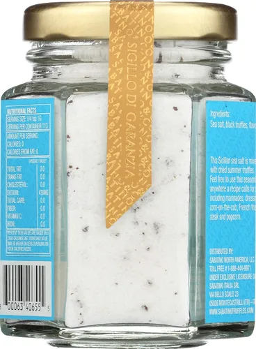 Vista 4 de Sabatino Sal de América del Norte, trufa, 3.40 onzas Gourmet totalmente natural; Kosher; proyecto sin OMG certificado