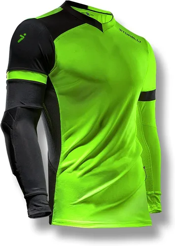 Vista 11 de Storelli ExoShield Gladiator Goalkeeper Jersey, High-Impact Protection, Sweat-Wicking, Breathable Athletic Shirt for Soccer