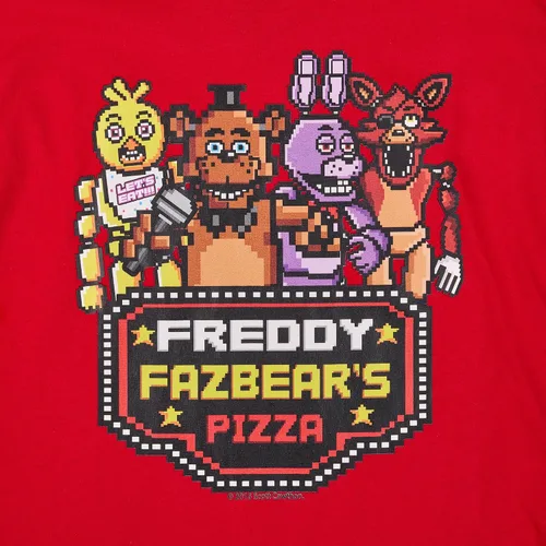 Vista 6 de Bioworld Camiseta Five Nights at Freddy's para niños pequeños, paquete de 3