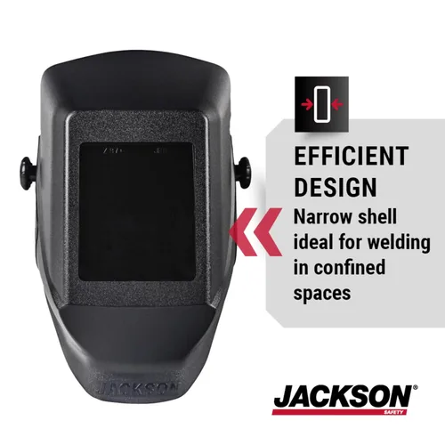 Vista 4 de JACKSON SAFETY - Casco de soldadura pasiva, negro, Negro, 1