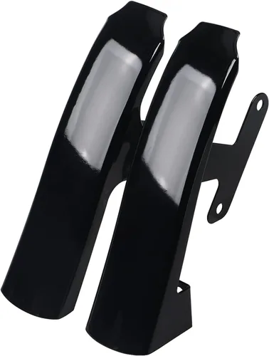 Vista 2 de Paneles de relleno para guardabarros de motocicleta, color negro brillante, para Harley Touring Road King Electra Glide FLHT FLHR 2009-2013