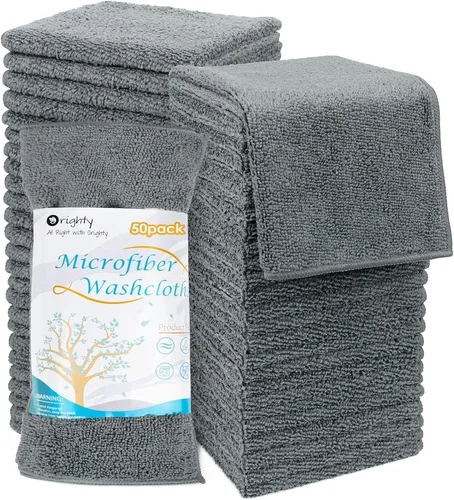 Vista 32 de Orighty Paquete de 5 toallas faciales de microfibra, altamente absorbentes y suaves al tacto, toallas de mano para baño, hotel, spa y gimnasio, 11.5