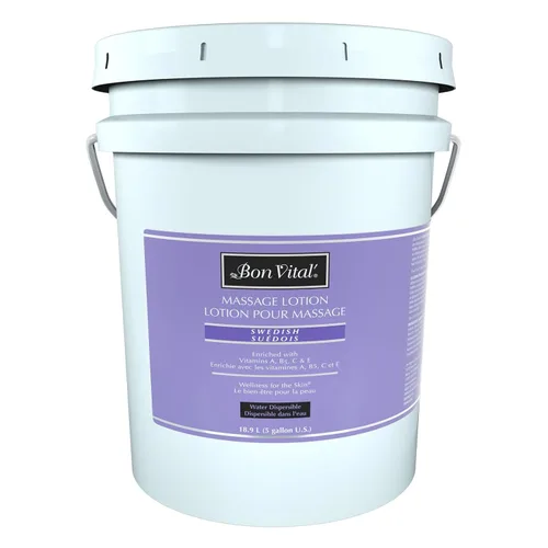 Vista 15 de Loción Bon Vital para masaje de coco, 1 galón, fórmula ligera con aceite de coco fraccionado puro, loción profesional para terapia, hidratante y sin