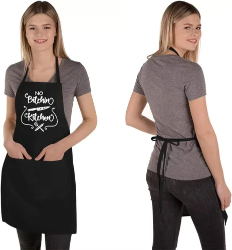 Vista 5 de Delantales divertidos para mujeres, bonitos delantales de cocina para cocinar, hornear, regalos de delantales de cumpleaños, Navidad para mamá