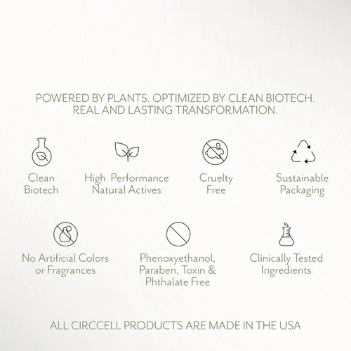 Vista 3 de CIRCCELL Limpiador de arcilla geotérmica, limpiador facial hidratante, arcilla ártica y aceites esenciales, limpieza profunda y desintoxicación