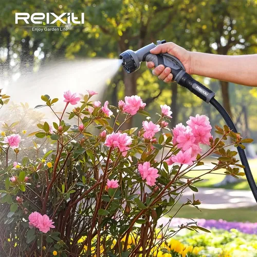 Vista 6 de Relxitl Manguera de jardín, manguera de agua flexible, manguera ultraligera no expandible, a prueba de fugas, resistente a la presión para patio