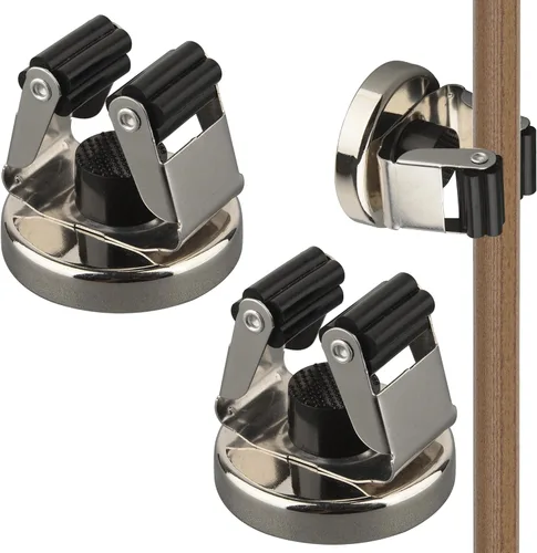 Vista 13 de ULIBERMAGNET Soporte Magnético para Trapeador y Escoba, Soporte Magnético de Servicio Pesado Móvil para Escobas, Colgador Antideslizante Montado