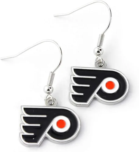 Vista 2 de aminco NHL womens NHL Logo Dangler Earrings