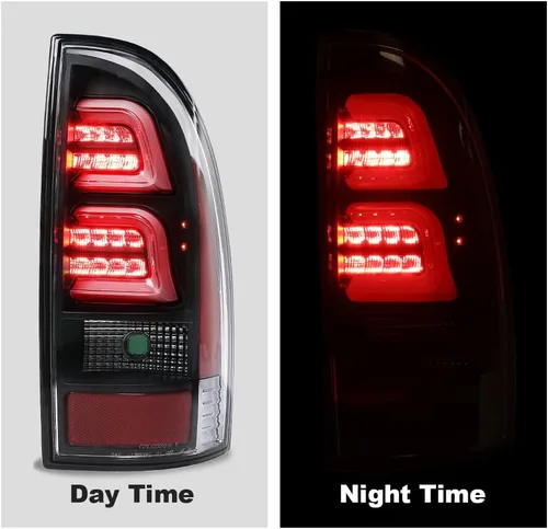 Vista 5 de G-PLUS Luces traseras LED montaje de la lámpara de freno trasero tubo bar Fit Toyota Tacoma 2005-2015 luces traseras de estacionamiento cromo