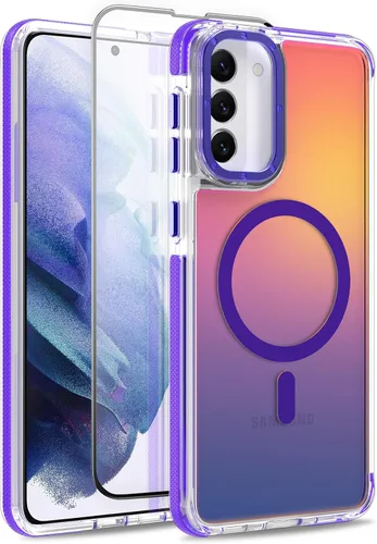 Vista 169 de Funda magnética para Google Pixel 10 Pro XL [compatible con Magsafe] [bonito diseño fluorescente de moda] a prueba de golpes, delgada, translúcida