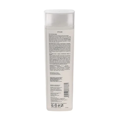 Vista 7 de Tec Italy Silk System Shine - Suero capilar para cabello seco y dañado, ayuda a controlar el encrespamiento, protege contra el calor y mejora