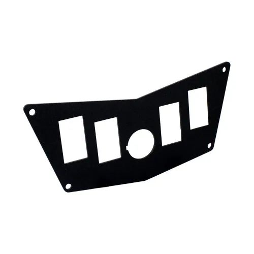 Vista 5 de BUNKER INDUST Panel de Tablero de Aluminio Negro con Placa de Panel de Interruptor Basculante para Polaris RZR 800 S 570 XP 900 con 4 Ranuras