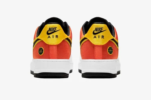Vista 5 de Nike Zapatos Air Force 1 Low Roswell Raygun CU8070-100 para hombre BlancoNegro-Naranja Flash 10