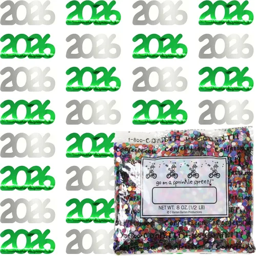 Vista 47 de Confetti Year 2023 Blue Royal, Orange Combo - 2 bolsas de media onza (1 oz)