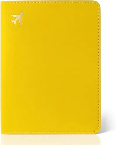 Vista 9 de Soporte para pasaporte para artículos esenciales de viaje, funda de pasaporte con bloqueo RFID para accesorios de viaje, cartera de viaje