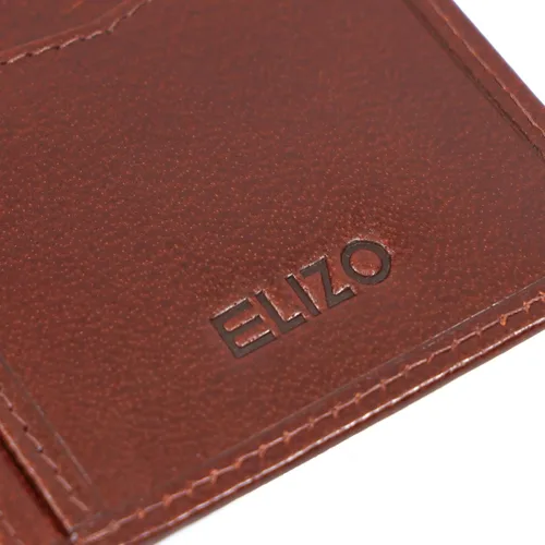 Vista 9 de ELIZO Carteras largas para hombre, Bourbon, Cartera larga
