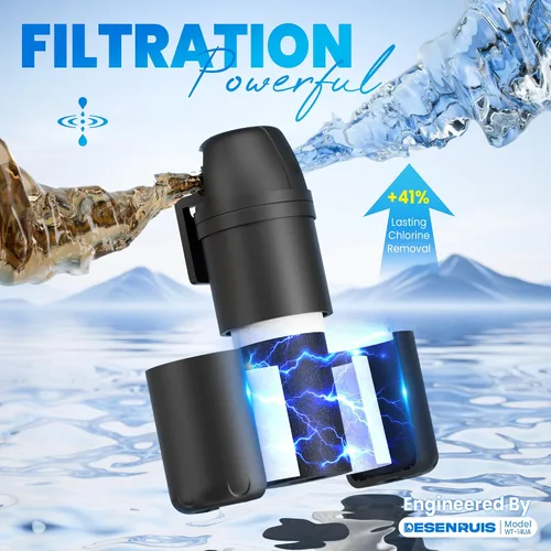 Vista 5 de Filtro de agua para debajo del fregadero, filtro de agua de grifo doméstico para fregadero de cocina, se conecta directamente bajo el mostrador al