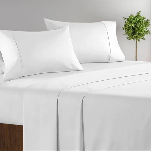 Vista 11 de Juego de ropa de cama de 4 piezas de 800 hilos, 100% algodón, tamaño individual, color negro, sábana bajera ajustable de algodón de fibra larga, se