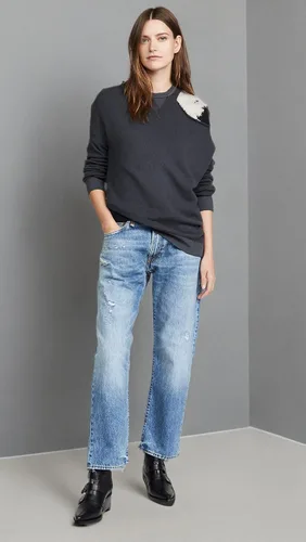 Vista 7 de R13 Jeans Boyfriend para mujer