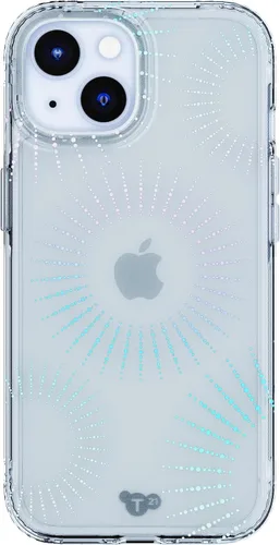 Vista 11 de Tech21 Evo Sparkle - Funda para iPhone 16e y 15, compatible con MagSafe, funda de protección contra impactos, color lunar