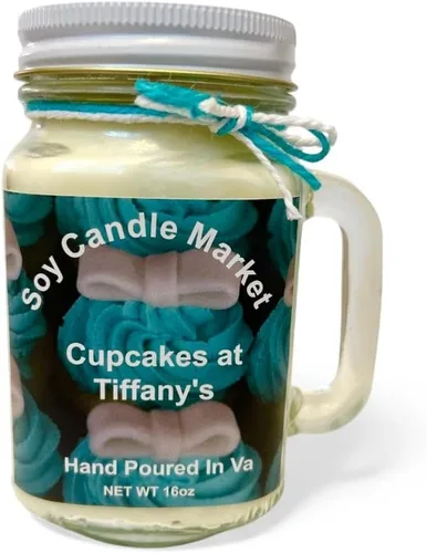 Vista 11 de Velas perfumadas de soja Velas hechas a mano y altamente aromáticas que queman hasta 85 horas en tarro de cristal, perfectas para decoración