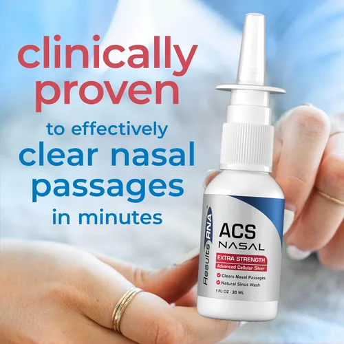 Vista 3 de Results RNA - ACS 200 Nasal Extra Strength – El lavado nasal más eficaz disponible. Limpia los pasajes nasales ayudándote a respirar profundamente
