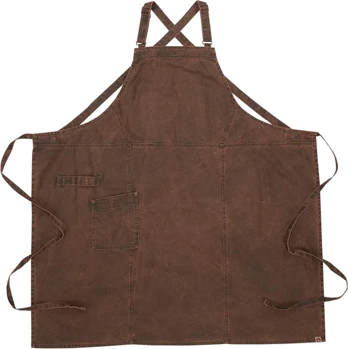 Vista 6 de Chef Works Denver Chefs - Delantal con espalda cruzada para hombre