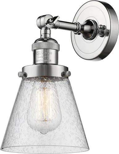 Vista 14 de Innovations 203-BB-G54 1 Aplique de luz, pantalla de campana pequeña, latón cepillado