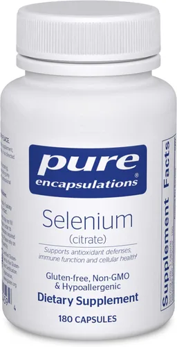 Vista 8 de Pure Encapsulations Selenio (Citrato) - para el apoyo del sistema inmunológico y la salud celular - Suplemento antioxidante - Apoya el flujo