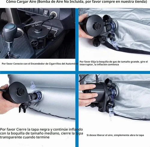 Vista 6 de Colchón de aire universal para asiento trasero de coche