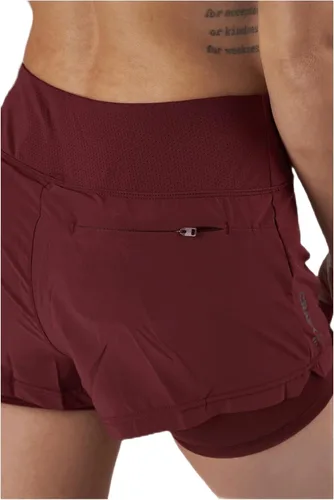 Vista 6 de Craft Sportswear ADV Essence - Pantalones cortos 2 en 1 para mujer, pantalones cortos de entrenamiento con medias interiores, ideales para correr