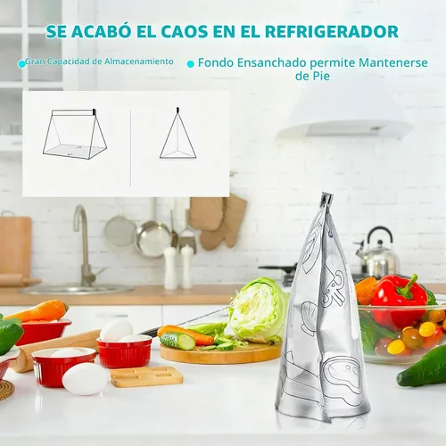 Vista 3 de 30 piezas de bolsas resellables de papel de aluminio para almacenamiento, bolsas de papel de aluminio gruesas con soporte de pie y cierre