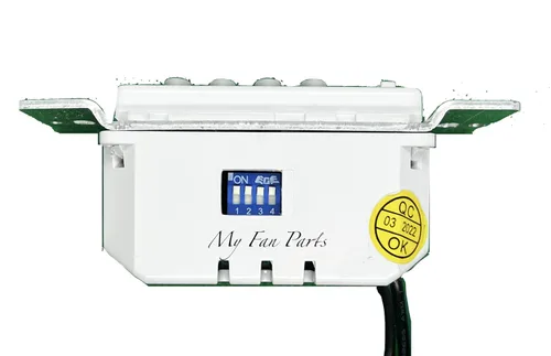 Vista 2 de Ventilador de techo control remoto de pared Hampton Bay Harbor Breeze Litex UC9051T Reverse