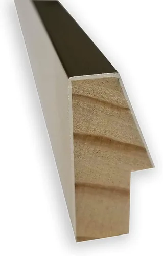 Vista 2 de Amanti Art Espejo de pared dorado de 31 x 41 pulgadas, espejo rectangular de baño Lucie Champagne para decoración de pared, sala de estar, marco
