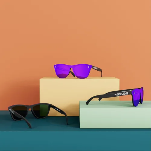 Vista 21 de ROCKNIGHT HD Polarized UV400 Protection Anti Glare Sunglasses TR90 Frame Lightweight Beach Driving