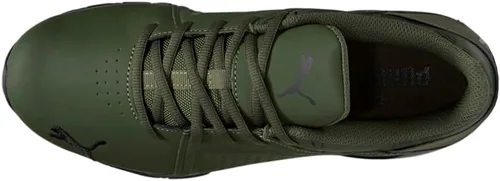 Vista 4 de PUMA Hombres Viz Runner Repeat Wide Running Sneakers Zapatos - Negro, Verde