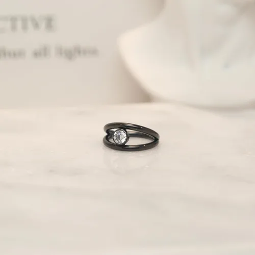 Vista 3 de Anillo Clicker de Acero Quirúrgico 316L para Tabique Nasal, Aro para Nariz, Aro Durmiente, Pendiente de Aro, Hélix, Rook, Conch, Cartílago, Daith