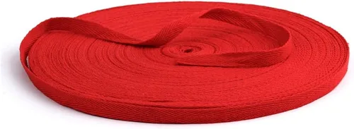 Vista 2 de Sowaka Cinta de sarga de algodón de 50 yardas de 3/8 pulgadas de ancho, cinta de sarga suave y natural en espiga para manualidades, proyectos
