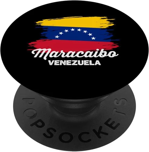 Vista 6 de Maracaibo Venezuela Travel Souvenir Bandera Venezolana Trip PopSockets MagSafe PopGrip para iPhone