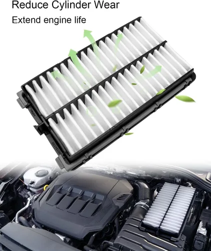 Vista 5 de Filtro de aire y filtro de aire de cabina Reemplazan 28113-L1000 97133-L1000 apto para Hyundai Sonata Santa Fe Tucson Kia Sorento K5 Carnival