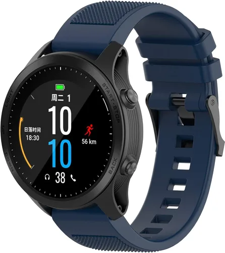 Vista 5 de Compatible con Garmin Fenix 6 Pro Watch Bands, Forerunner 945 Bands, 0.866 in Quickfit Silicona Correa de repuesto para Garmin Instinct, Fenix 5
