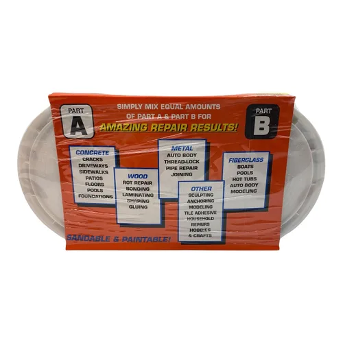 Vista 5 de Polygem LCR - Sellador de grietas y pasta para reparación de fugas de pared de hormigón, sistema de 2 componentes de alta resistencia que funciona