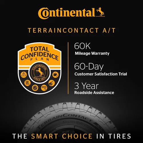 Vista 2 de Continental TerrainContact A/T - Neumático radial para todas las estaciones - 225/60R17 99H