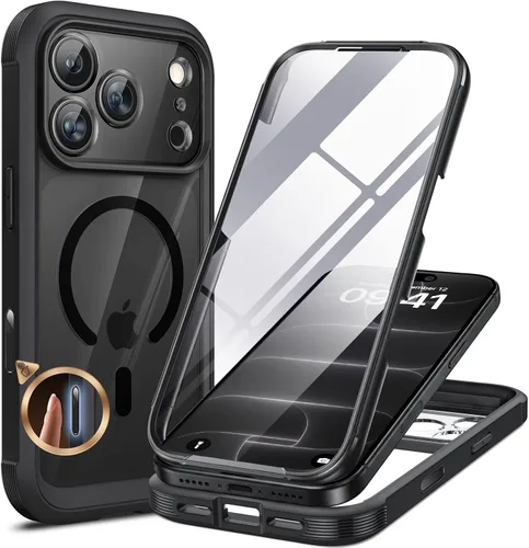 Vista 63 de Miracase Funda de teléfono para iPhone SE de 3ª/2ª generación 2022 2020 de cuerpo completo con protector de pantalla de vidrio integrado, cubierta