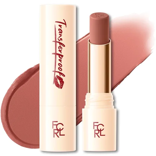 Vista 11 de FOCALLURE Lápiz labial mate, de larga duración y que se mantiene en su PK01 Rosa Coral