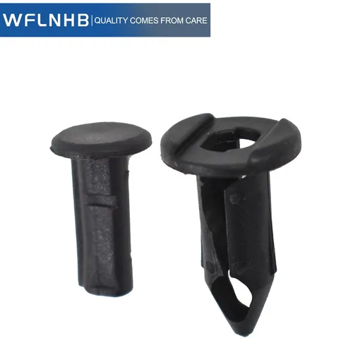 Vista 6 de WFLNHB 100 clips de retención de 0.315 in Push Pin Splash Guard Cuerpo Panel de reemplazo para Honda