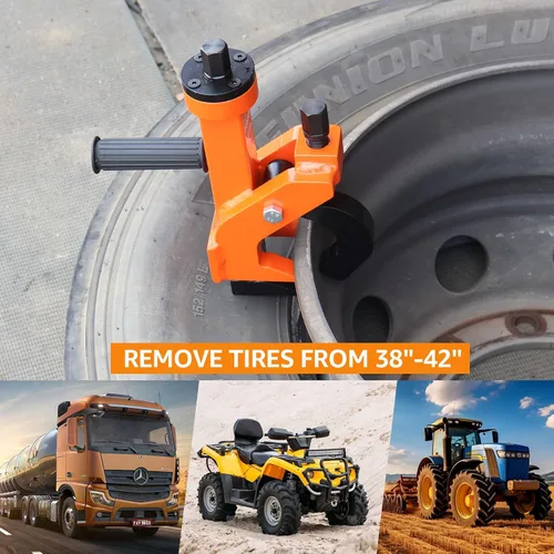 Vista 5 de BESTOOL Separador de Talón Neumático de Servicio Pesado Herramienta de Cambio de Neumáticos para Automóvil, Camión, Tractor, Cortacésped, ATV, RV